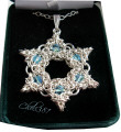 chainmaille  magen david necklace